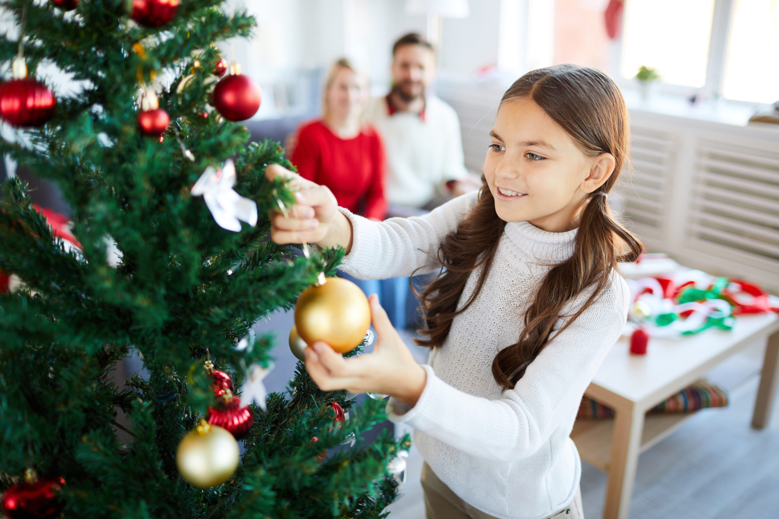 Decorating firtree